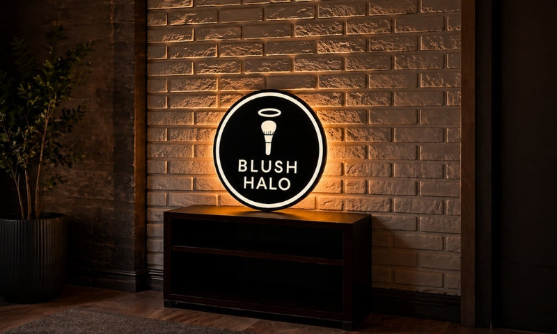 Custom Backlit Logo Sign With Modern LED Illumination