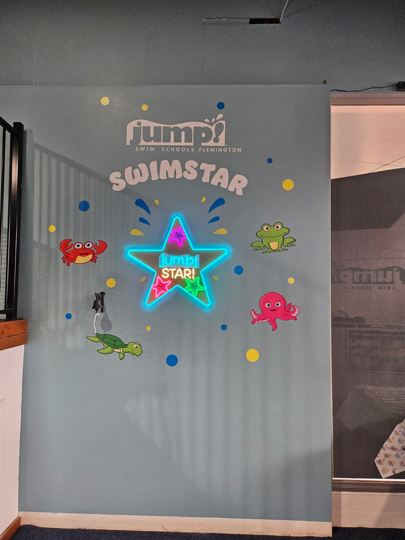 Swim School Neon Sign