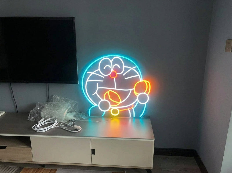 Custom Kids Room Neon Sign- Doraemon