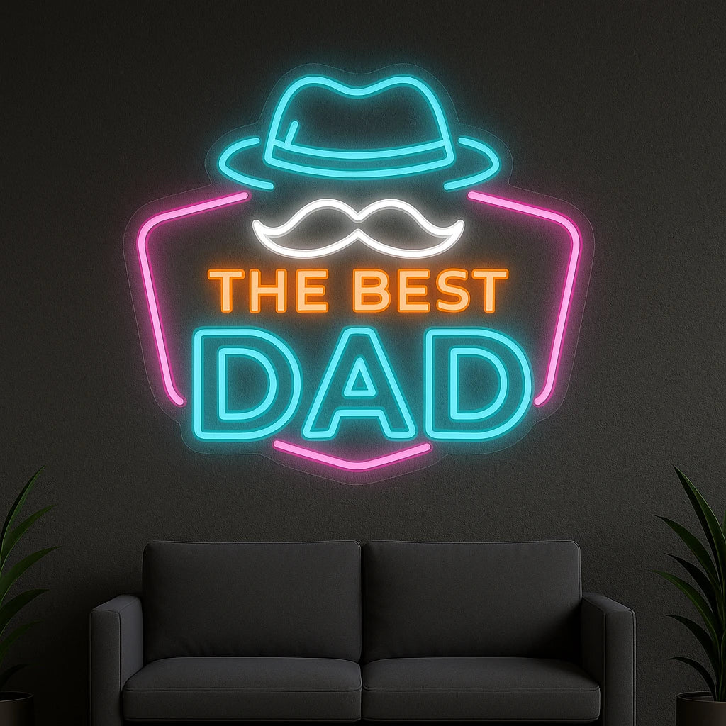 Father's Day Neon Light Sign LED Party Decor