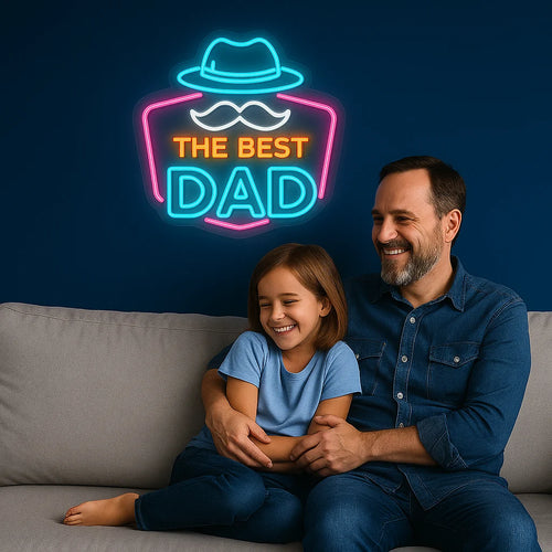 Father's Day Neon Light Sign LED Party Decor