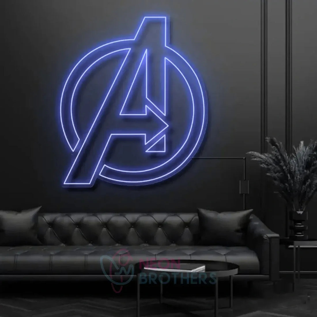 Avengers Logo Neon Sign – Marvel Fans Wall Art