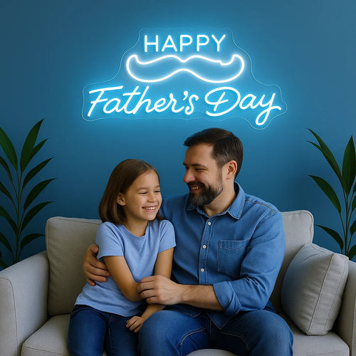Personalised Father's Day Neon Sign LED Gift