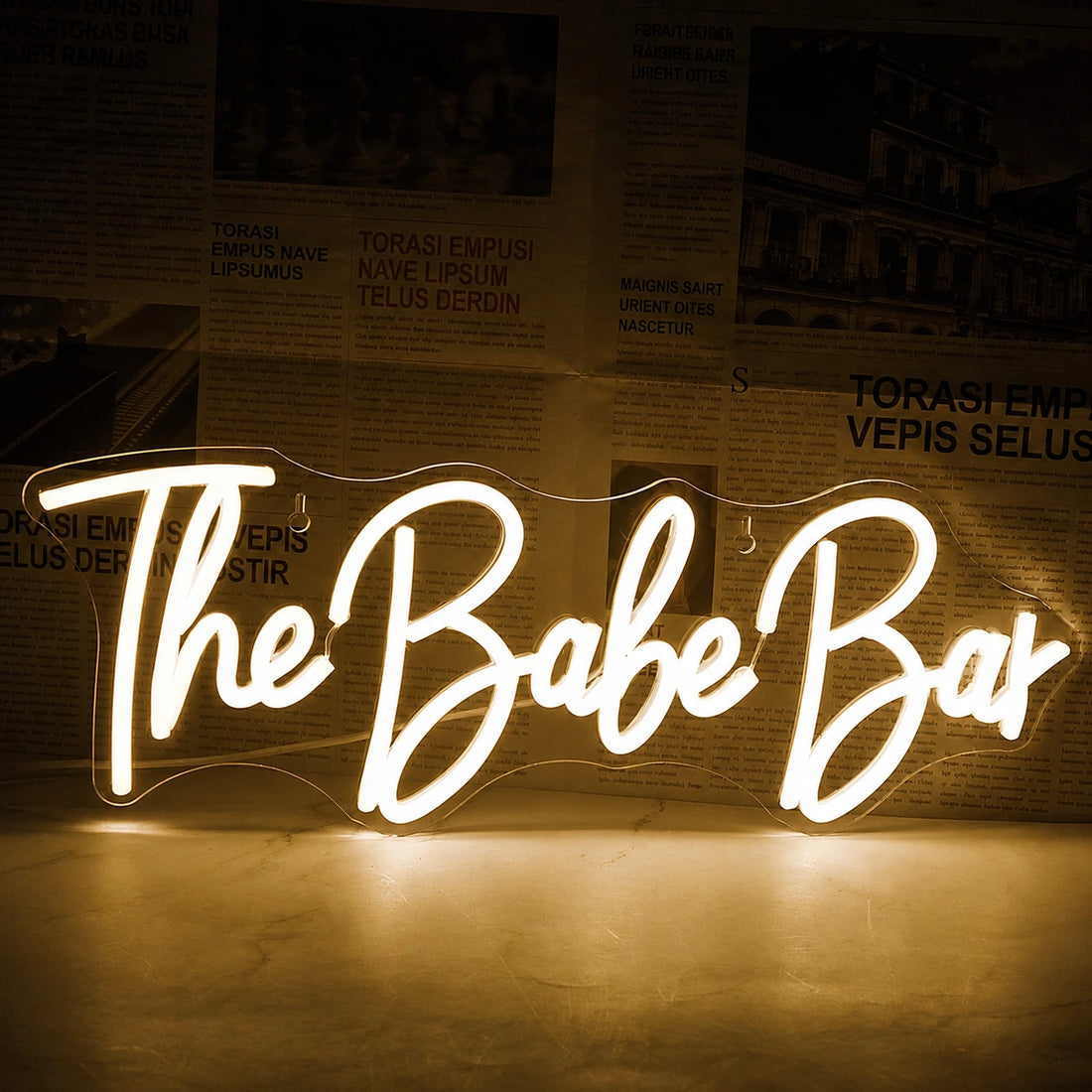 Custom Business Name Neon Sign | Personalized LED Script Sign for Bar, Salon & Shop