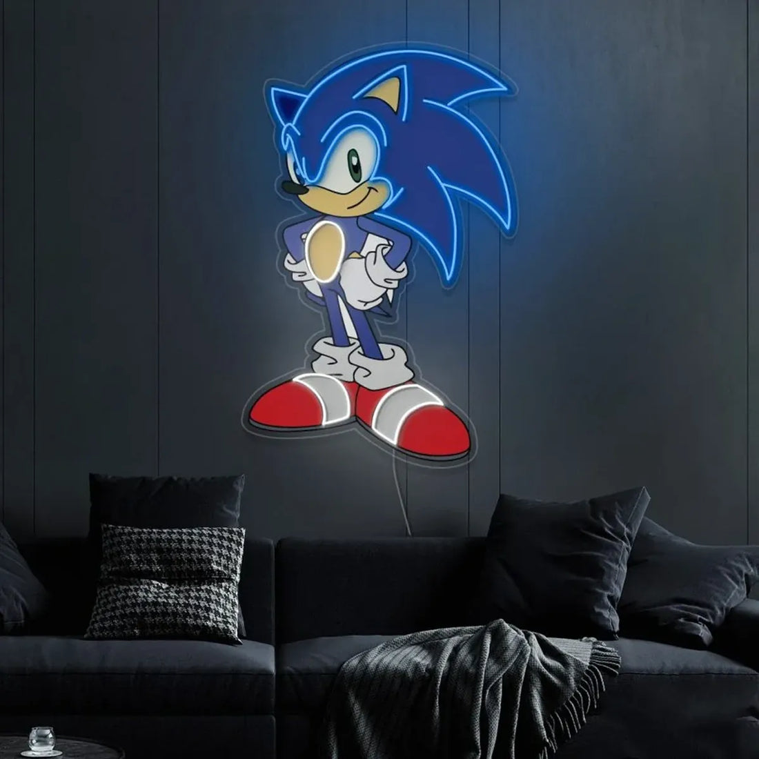 Sonic the Hedgehog Neon Sign for Game Fans