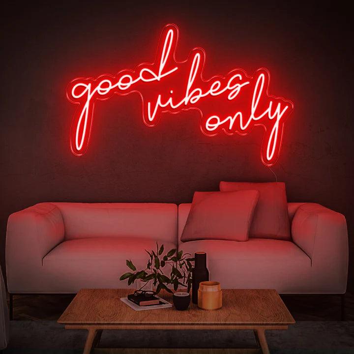 Good Vibes Only' Neon Sign-Neonsigns-Neon Brothers