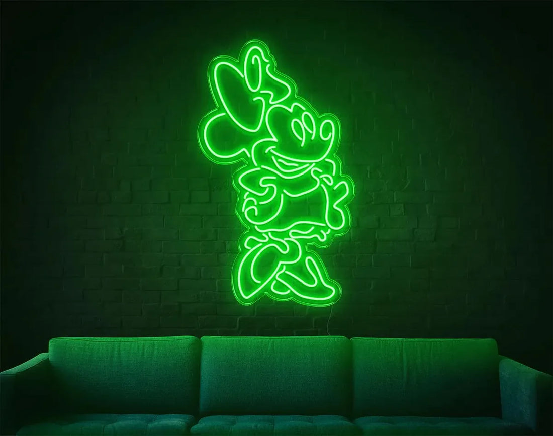Mini Mouse LED Neon Sign!-Neonsigns-45 x 105 cm-Green-Indoor-Neon Brothers