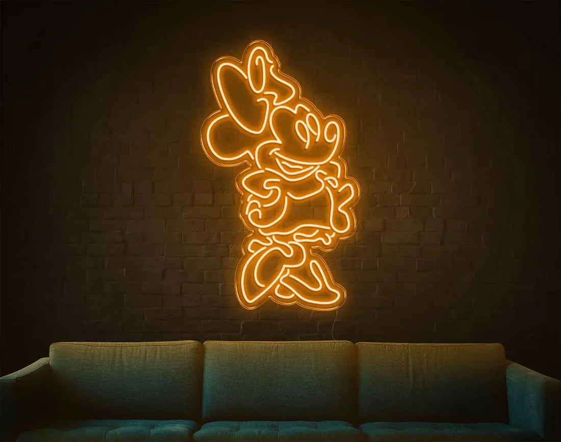 Mini Mouse LED Neon Sign!-Neonsigns-45 x 105 cm-Orange-Indoor-Neon Brothers