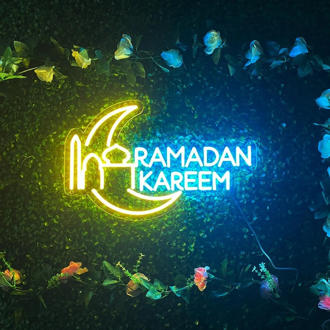 Ramadan Kareem Neon Sign – Custom LED Light for Eid & Ramadan Wall & Yard Décor - Neon Brothers