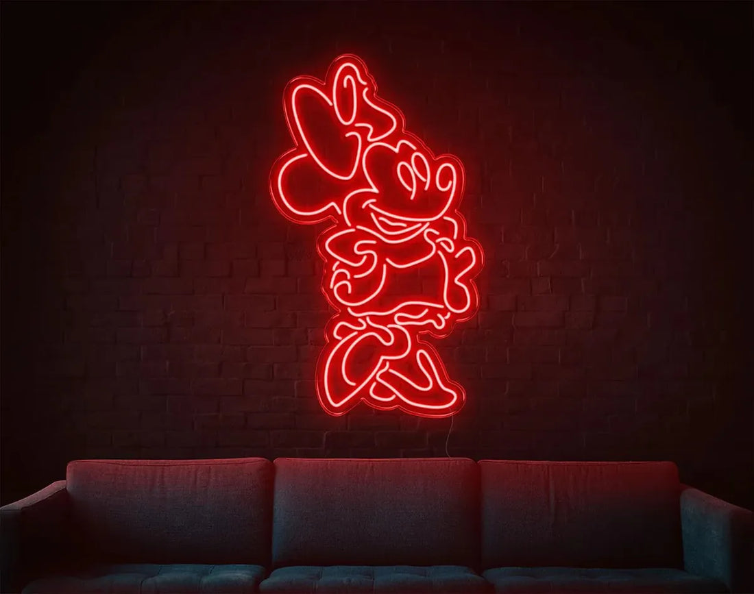 Mini Mouse LED Neon Sign!-Neonsigns-45 x 105 cm-Red-Indoor-Neon Brothers
