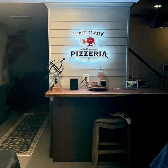 Custom Illuminated Pizzeria Wall Sign