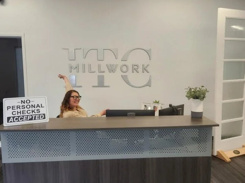 Custom 3D Office Reception Sign