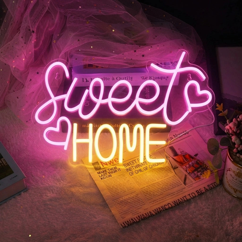 Sweet Home LED Flux Neon Sign