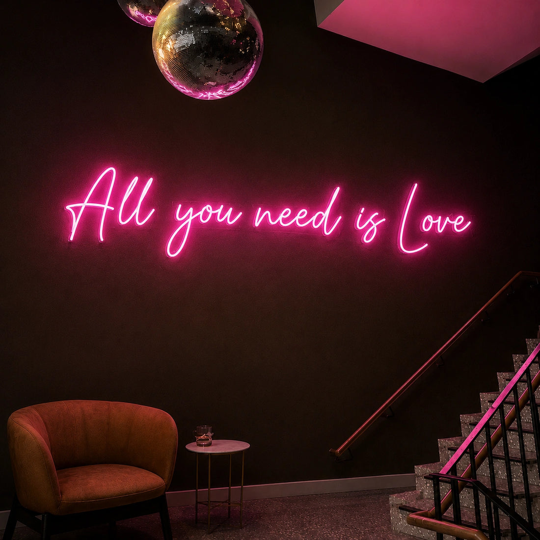 All You Need is Love LED Sign - Romantic Glow