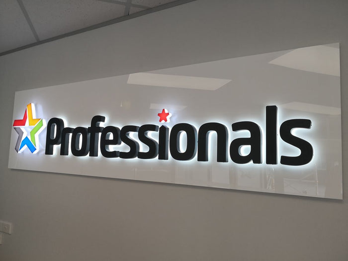 Premium vinyl shopfront sign installed on glass vibrant clean edges Perth - Neon Brothers