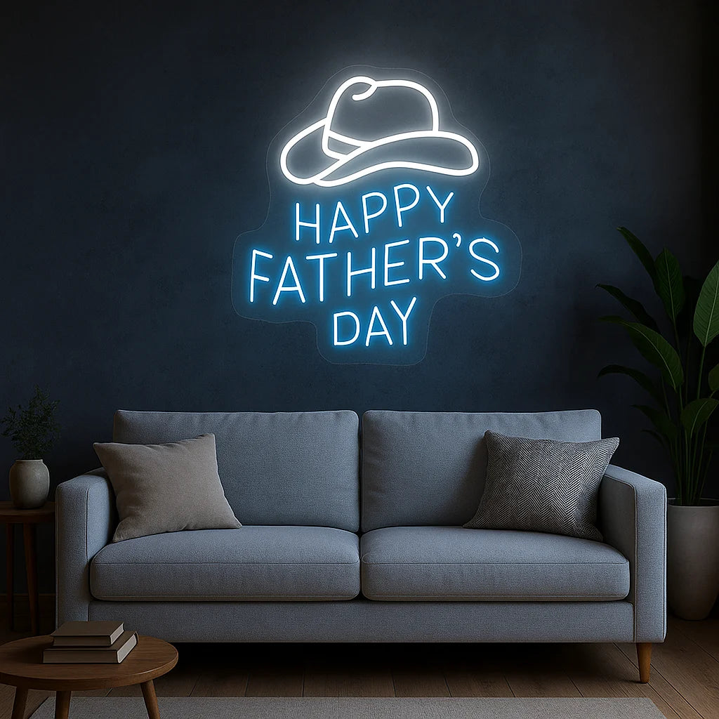 Custom Father's Day Neon Sign LED Gift for Dad
