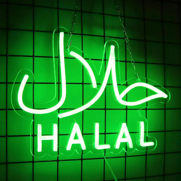 Halal Neon Sign