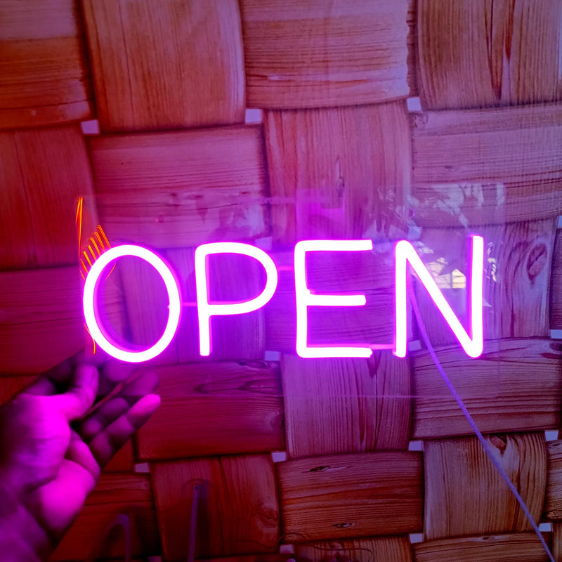 Custom Neon Open Sign Business Shopfront Perth WA - Neon Brothers