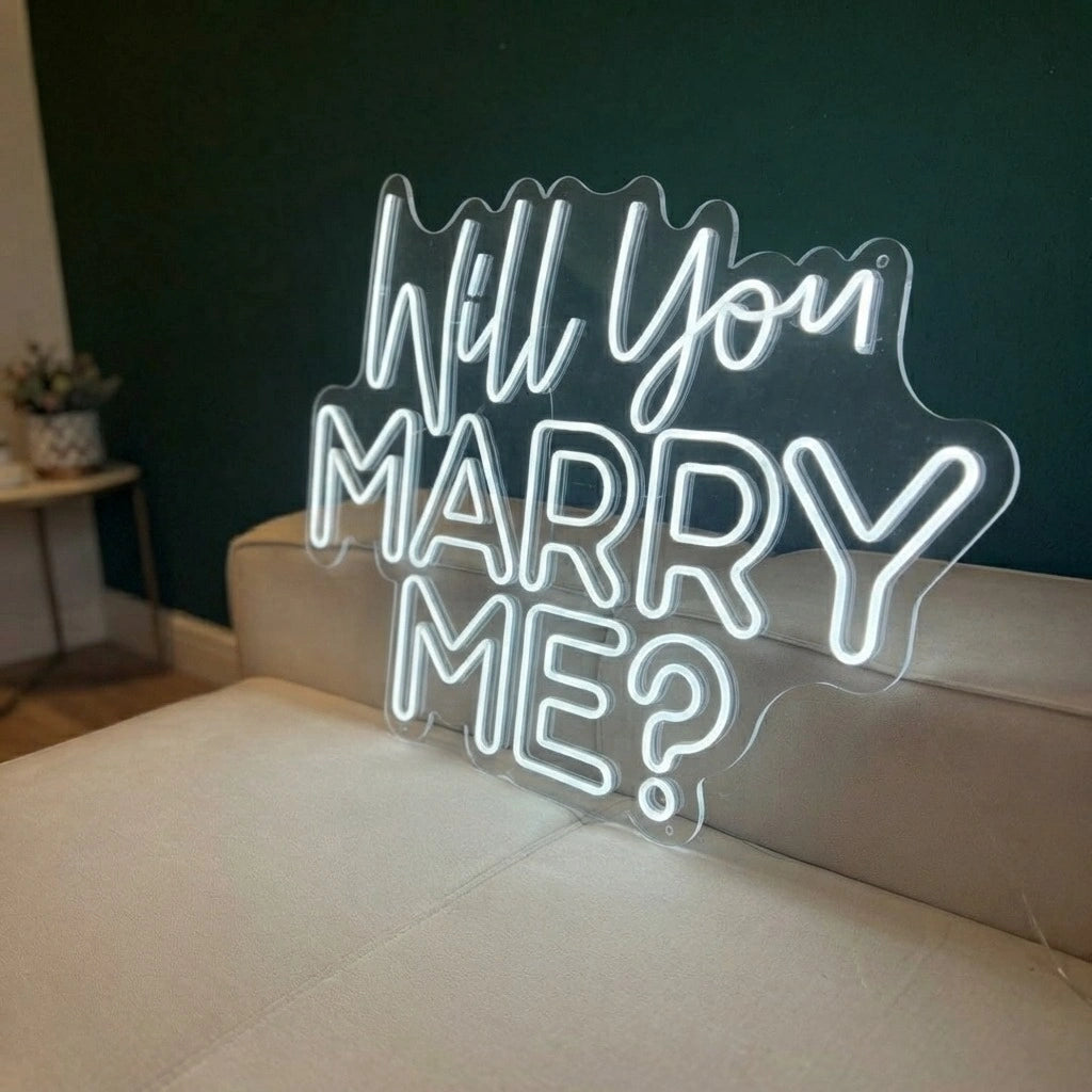 Will You Marry Me LED Neon Sign
